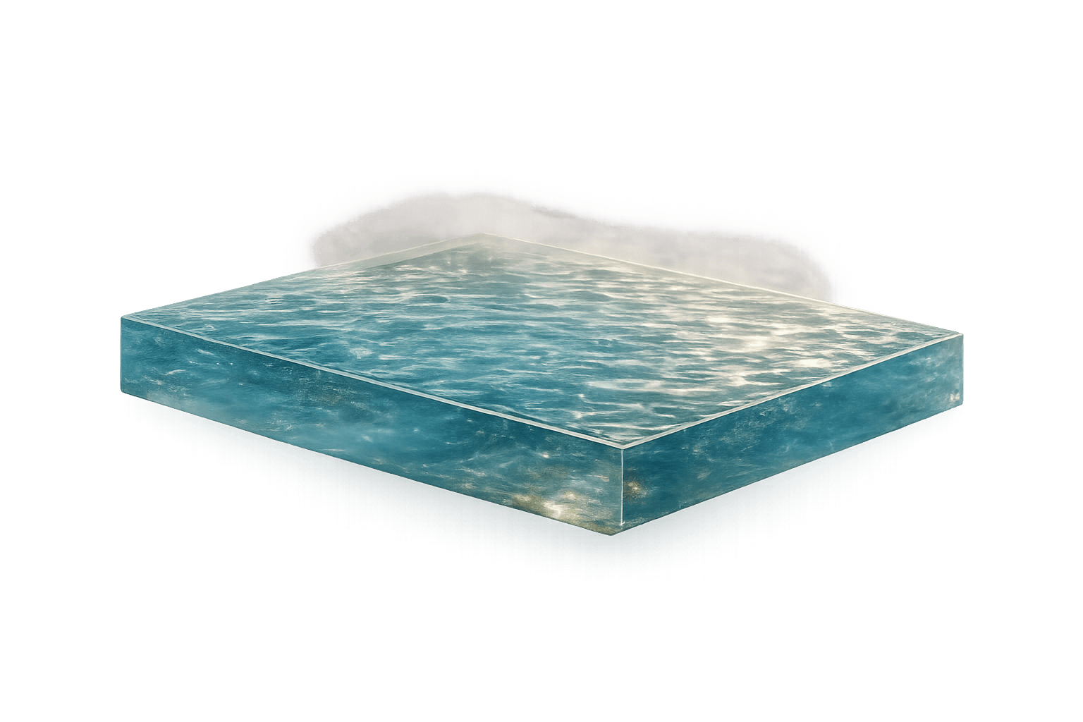 Слой термальной воды